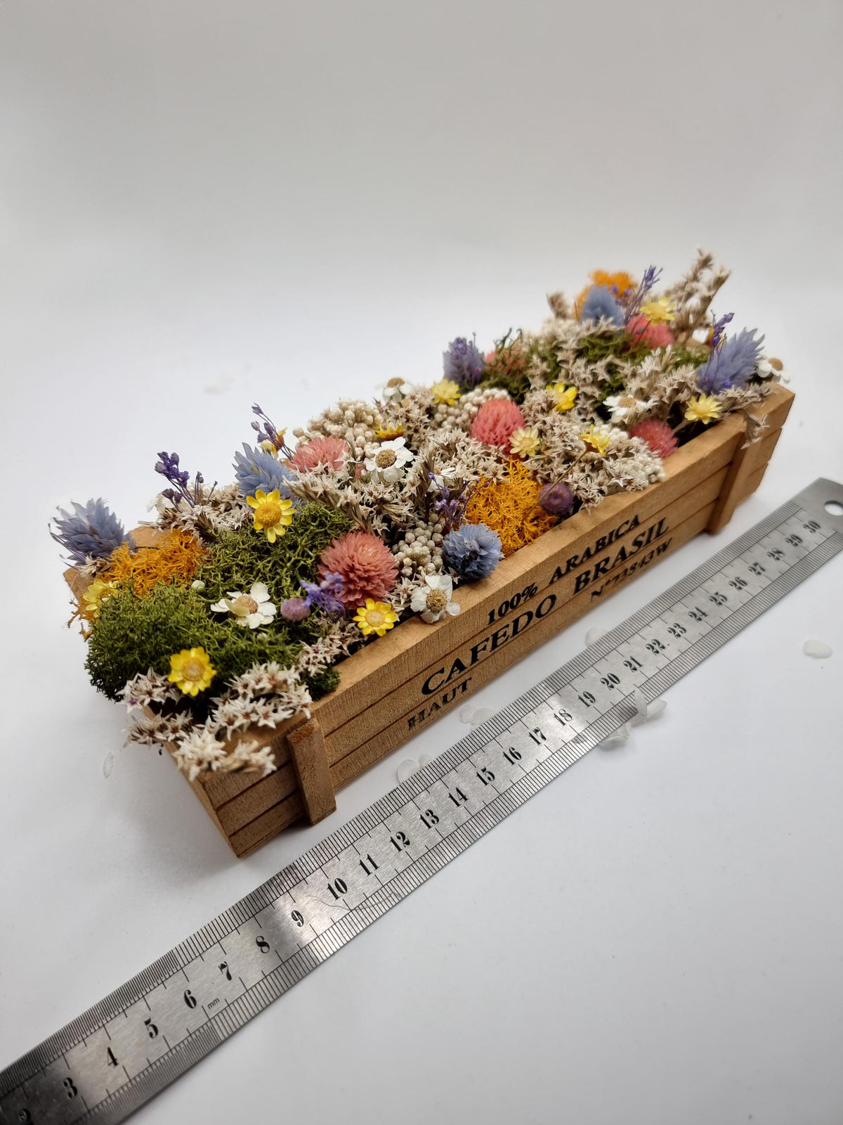 Pastell Gesteck, Getrocknete Blumen Dekor, Cottage-Core rustikale Wohndekoration, Housewarming Geschenk 