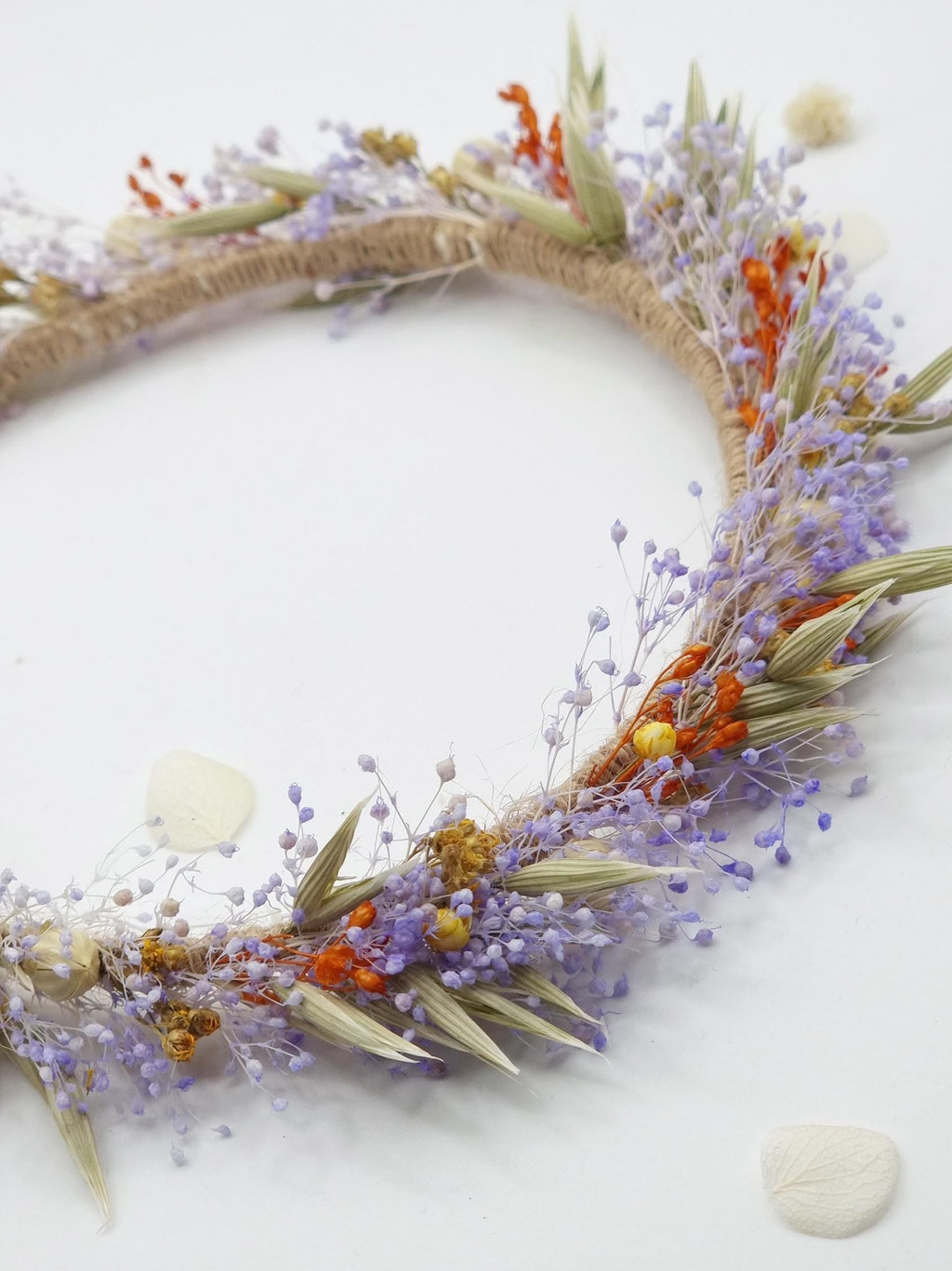 Zierliche Blumenkrone, erste heilige Kommunion Stirnband, kleiner Kranz für Festivals, Partys und Hochzeiten