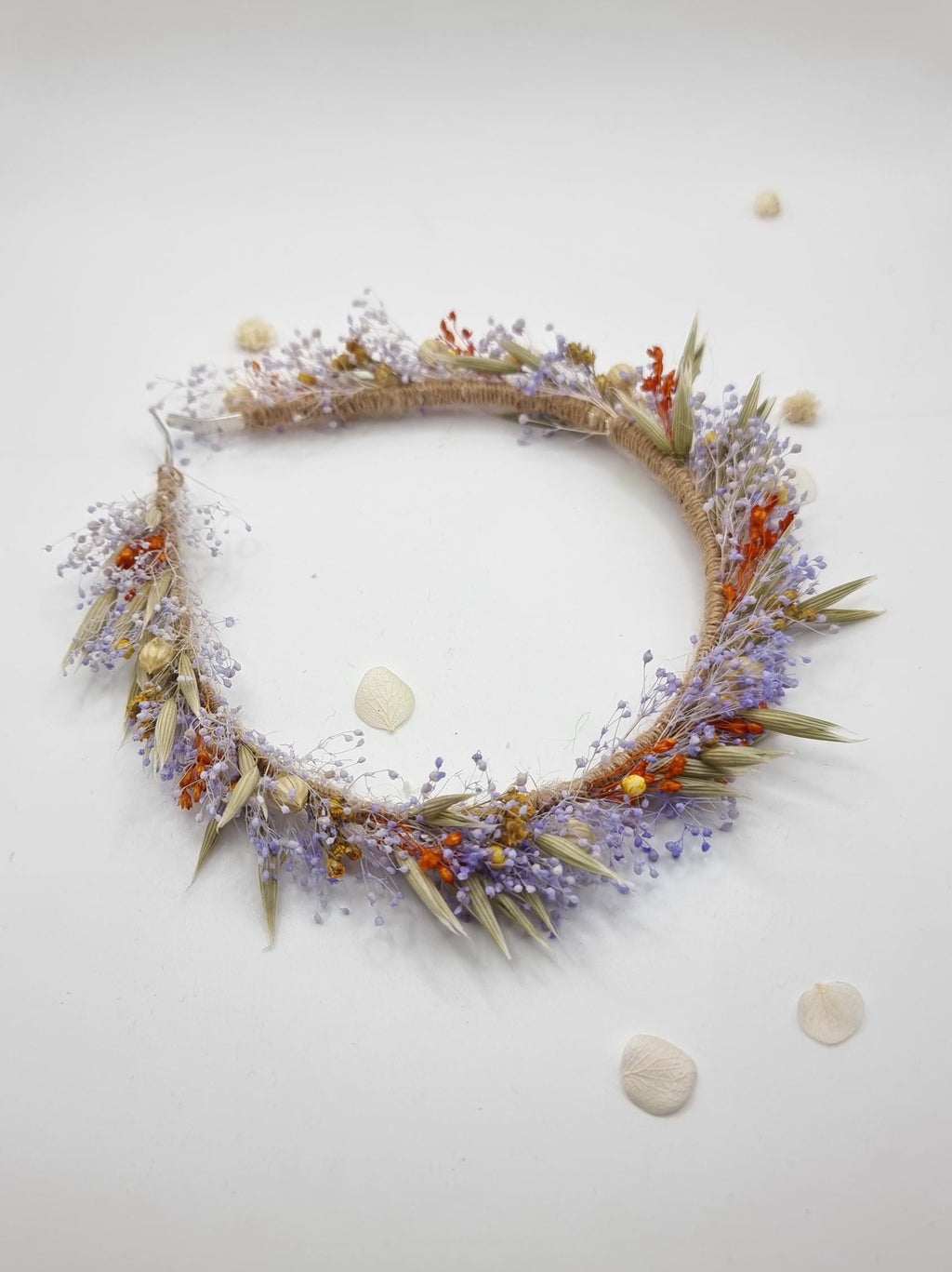 Zierliche Blumenkrone, erste heilige Kommunion Stirnband, kleiner Kranz für Festivals, Partys und Hochzeiten