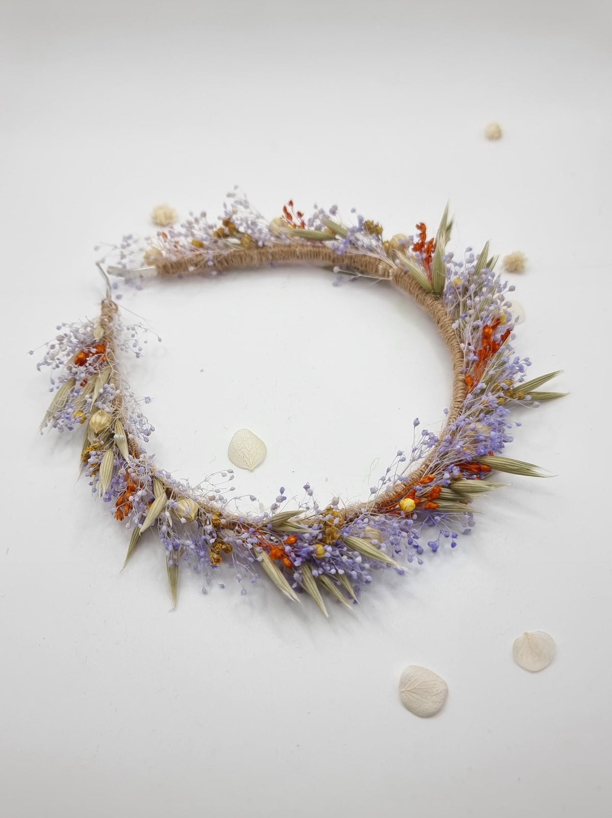 Zierliche Blumenkrone, erste heilige Kommunion Stirnband, kleiner Kranz für Festivals, Partys und Hochzeiten