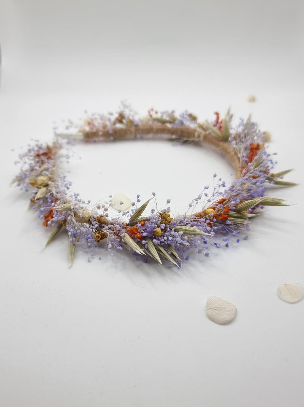 Zierliche Blumenkrone, erste heilige Kommunion Stirnband, kleiner Kranz für Festivals, Partys und Hochzeiten