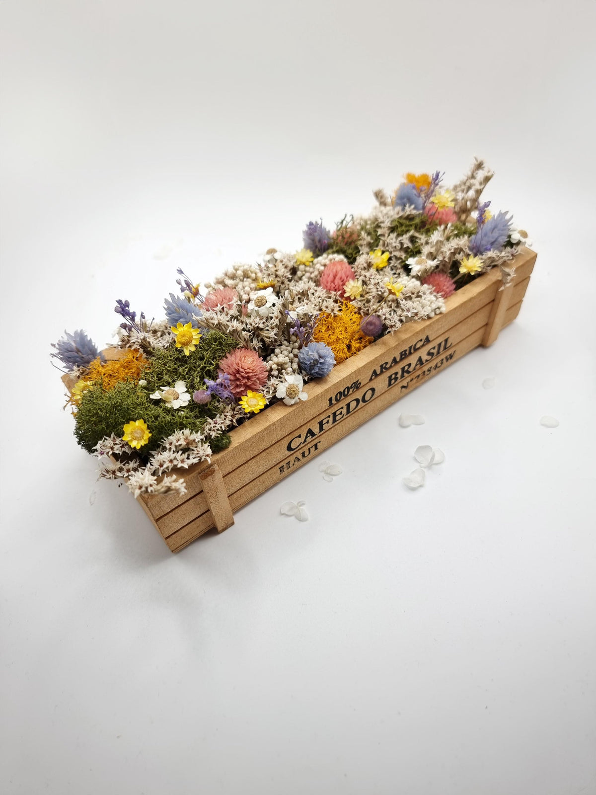 Pastell Gesteck, Getrocknete Blumen Dekor, Cottage-Core rustikale Wohndekoration, Housewarming Geschenk 